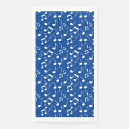 Musical Notes Design Guest Towel Napkins Servet