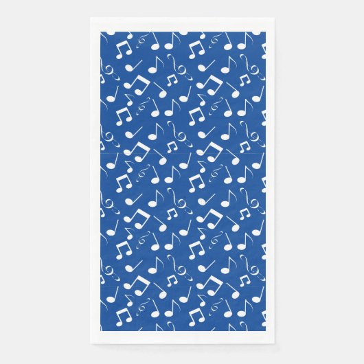 Musical Notes Design Guest Towel Napkins Servet (Voorkant)