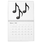Musical Notes - Emoji Kalender (Feb 2026)