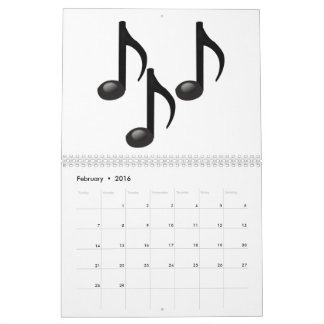 Musical Notes - Emoji Kalender