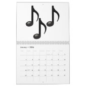 Musical Notes - Emoji Kalender (Jan 2026)