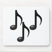 Musical Notes - Emoji Muismat (Voorkant)