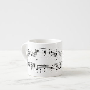 Musical Notes Espresso Mok