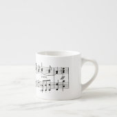 Musical Notes Espresso Mok (Rechts)