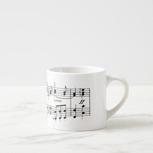 Musical Notes Espresso Mok (Rechts)