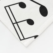 Musical Notes Fleece Blankets (Hoek)