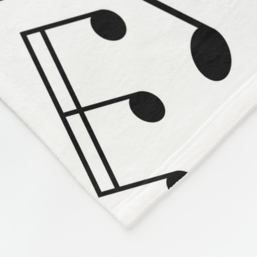 Musical Notes Fleece Blankets (Hoek)