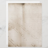 Musical Notes Grunge Letterhead (Voorkant / Achterkant)