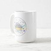 Musical Notes Mok – Music Lover Coffee Cup (Voorkant links)
