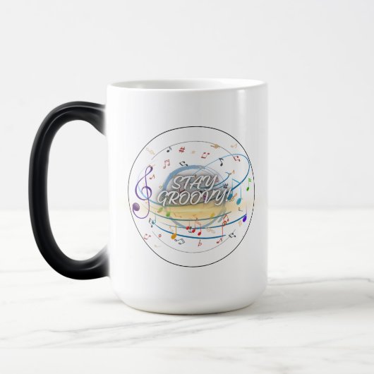 Musical Notes Mok – Music Lover Coffee Cup (Links)