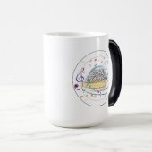 Musical Notes Mok – Music Lover Coffee Cup (Voorkant rechts)