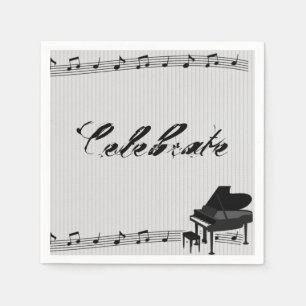 Musical Notes Napkins Servet