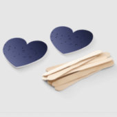 Musical Notes Navy Ombre Set van fans Handwaaier (Niet-gemonteerd)