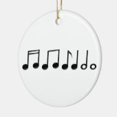 Musical Notes Ornament Round (Links)