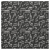 Musical Notes Patroon Stof (Swatch)
