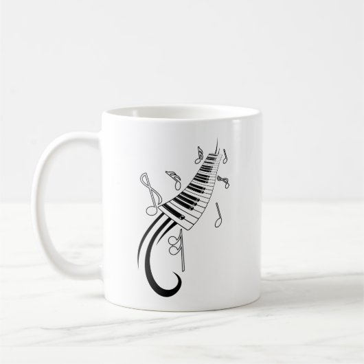 MUSICAL NOTES PIANO KEYBOARD TATTOO GRAPHICS KOFFIEMOK (Links)