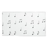 Musical Notes Pillow Hoesje Kussensloop (Achterkant)