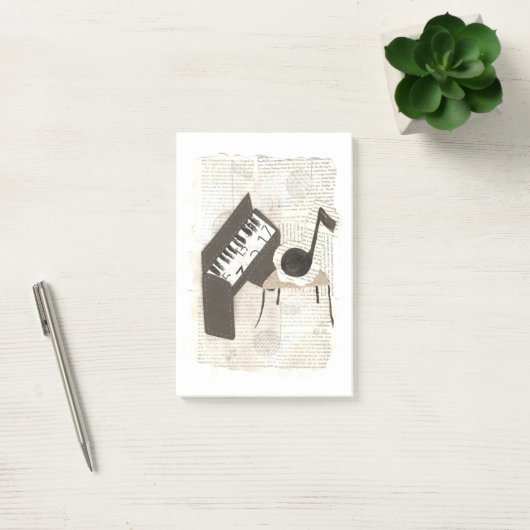 Musical Notes Post-It Notes (Kantoor)