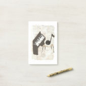 Musical Notes Post-It Notes (Op bureau)