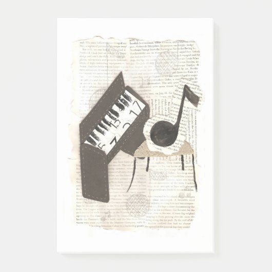 Musical Notes Post-It Notes (Voorkant)