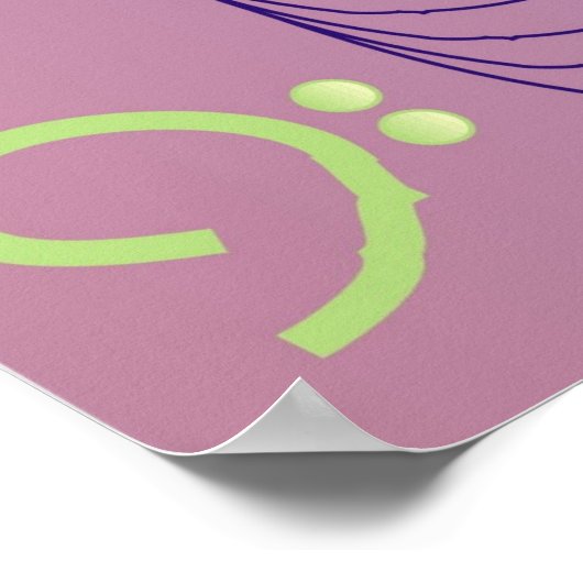 Musical Notes Poster (Hoek)