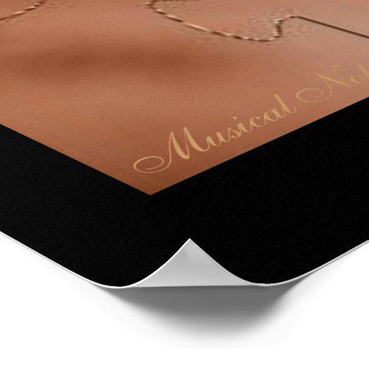 Musical Notes Poster (Hoek)