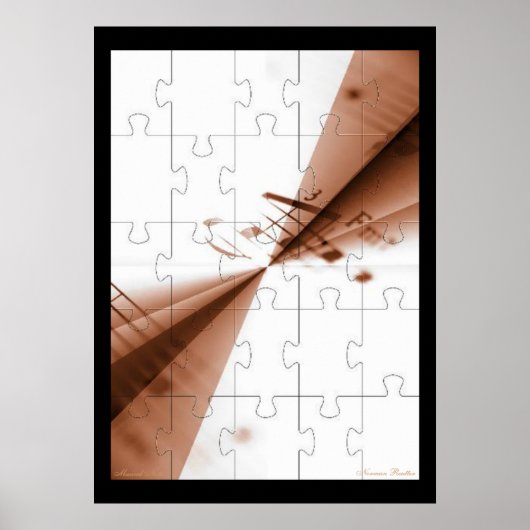 Musical Notes Poster (Voorkant)