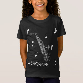 Musical Notes Saxophone T-Shirt