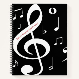 Musical Notes Song-write Journal Notitieboek
