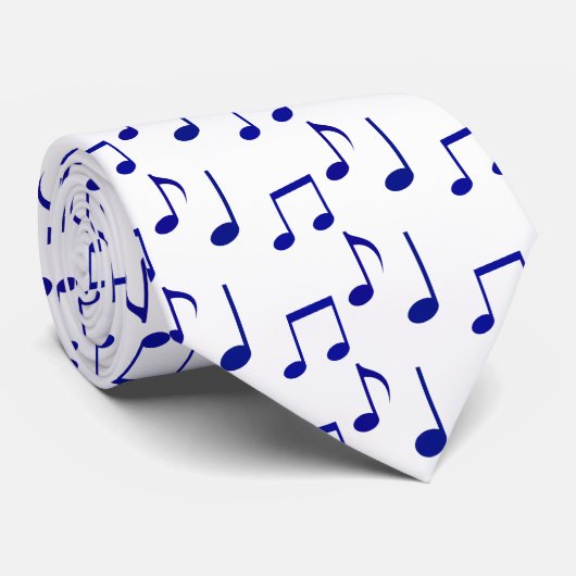 Musical Notes Stropdas (Opgerold)