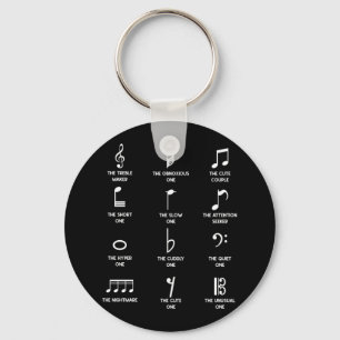 Musical Notes Symbol Definition Humor Sleutelhanger
