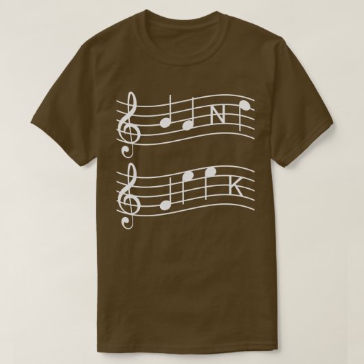 Musical Notes T-shirt (Design voorkant)
