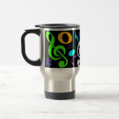 Musical Notes Travel Mug Reisbeker (Links)