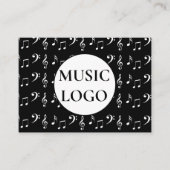 Musical Notes Visitekaartje (Voorkant)