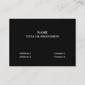 Musical Notes Visitekaartje (Achterkant)