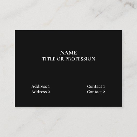 Musical Notes Visitekaartje (Achterkant)