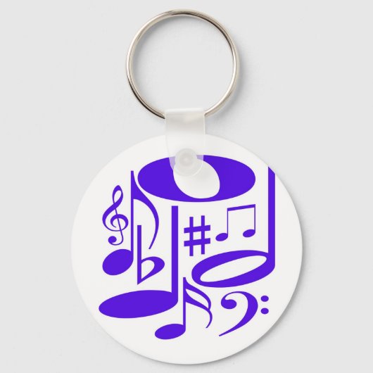 Musical Paarse Sleutelhanger (Voorkant)