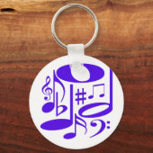 Musical Paarse Sleutelhanger (Voorkant)