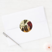 Musical Panio Keys Ronde Sticker (Envelop)