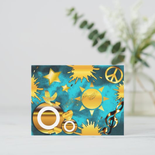 Musical Peace Briefkaart (Staand voorkant)