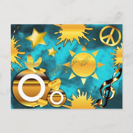 Musical Peace Briefkaart (Voorkant)