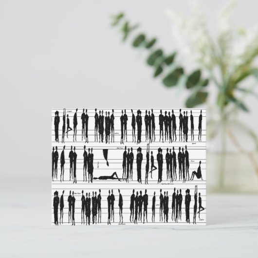 MUSICAL PEOPLE BRIEFKAART (Staand voorkant)