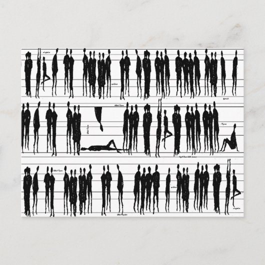 MUSICAL PEOPLE BRIEFKAART (Voorkant)