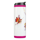 Musical Perches" Hummingbird Print Thermosbeker (Gedraaid links)