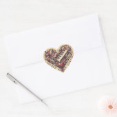 Musical Piano Heart Hart Sticker (Envelop)