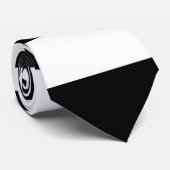 Musical Piano Keyboard Striped Music Teacher Strop Stropdas (Opgerold)