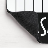 Musical Piano Keys | Jouw namen toevoegen Muismat (Hoek)