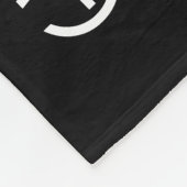 Musical Piano Keys voegt Jouw naam toe Fleece Deken (Hoek)