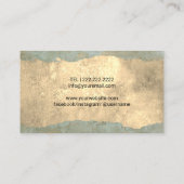 Musical Piano Logo  Bronze & Gold Music Visitekaartje (Achterkant)