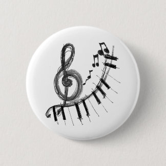 Musical Piano Ronde Button 5,7 Cm